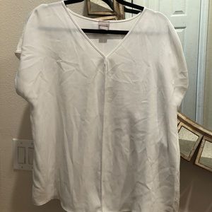 Chico’s white blouse top size 2 (Large)